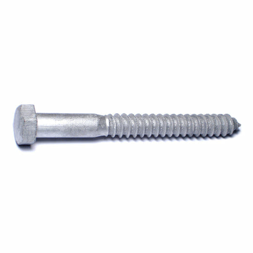 Fasteners, Bolts,5/8″ x 6″, Galvanized Hex Cap Screws