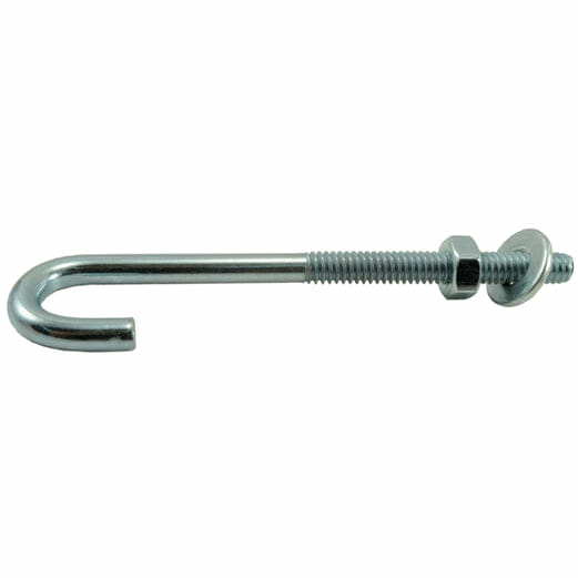 Fasteners, Bolts,1/4″-20 x 4″, J Bolts