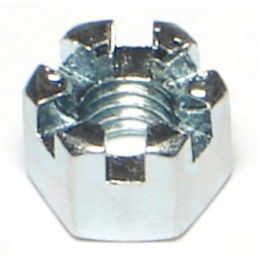 Fasteners, Nuts,6mm 11mm-1.0mm, Castle Nuts