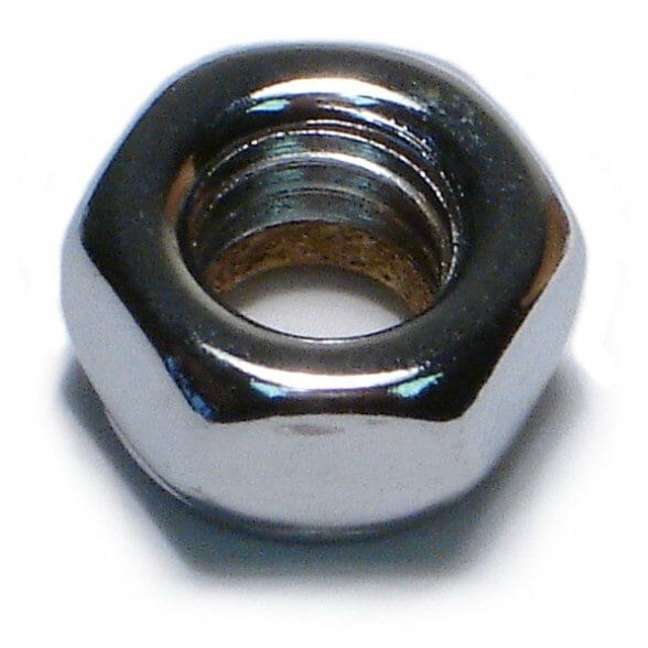 Fasteners, Nuts,8mm 14mm-1.0mm, Chrome Nuts