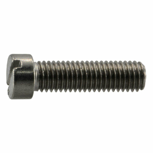 Fasteners, Gun Screws,#6-48 x 1/2″, Slotted Fillister Head Gun Screws