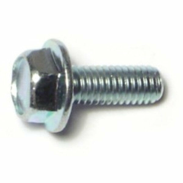 Fasteners, Bolts,6mm-1.0mm x 16mm, Flange Bolts