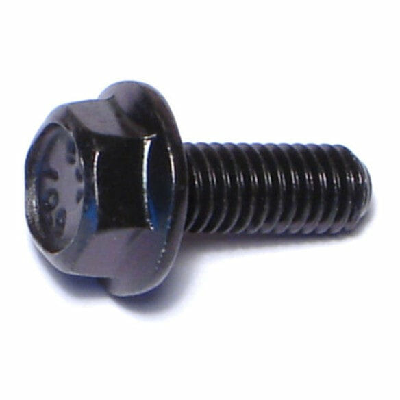 Fasteners, Bolts,6mm-1.0mm x 16mm, Flange Bolts