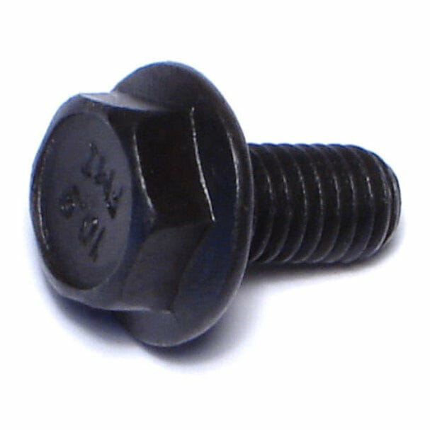 Fasteners, Bolts,6mm-1.0mm x 12mm, Flange Bolts