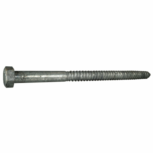 Fasteners, Bolts,5/8″ x 10″, Galvanized Hex Cap Screws