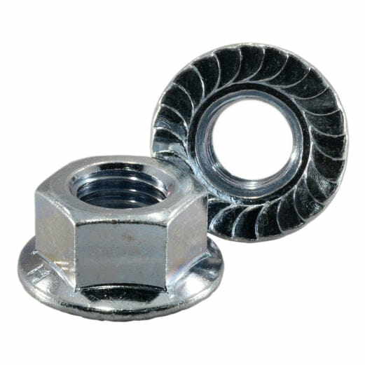 Fasteners, Nuts,16mm 27mm-2.0mm, Flange Nuts