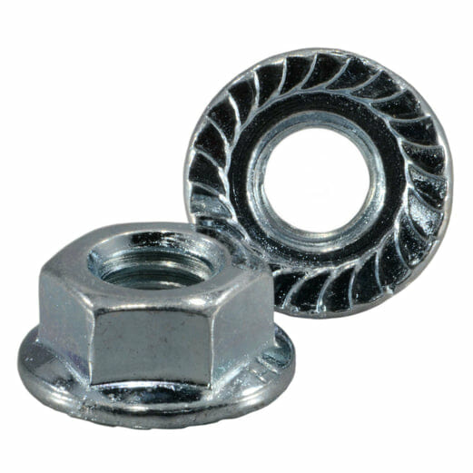 Fasteners, Nuts,8mm 15mm-1.25mm, Flange Nuts