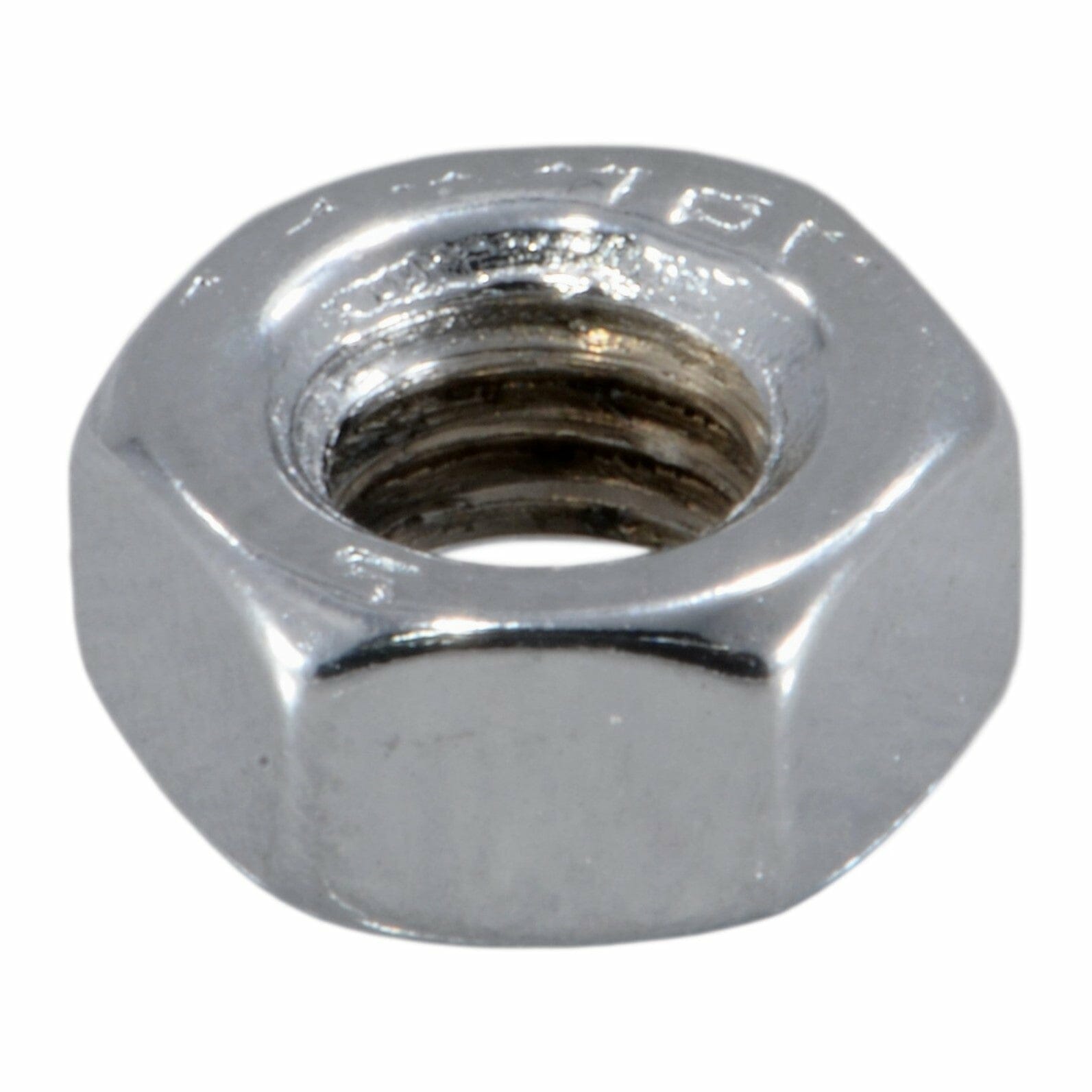 Fasteners, Nuts,6mm 11mm-1.0mm, Chrome Nuts