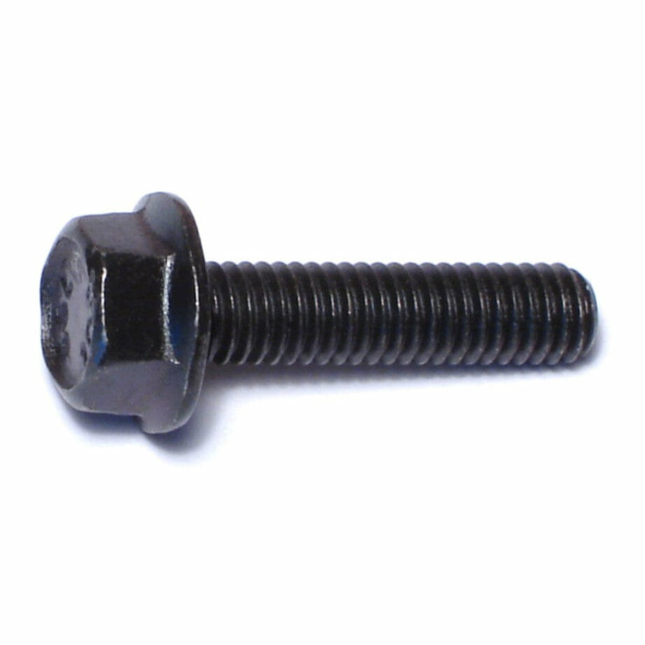 Fasteners, Bolts,6mm-1.0mm x 25mm, Flange Bolts