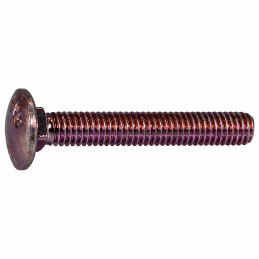 Fasteners, Bolts,6mm-1.0mm x 40mm, Carriage Bolts