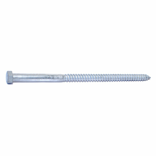 Fasteners, Bolts,3/8″ x 8″, Galvanized Hex Cap Screws