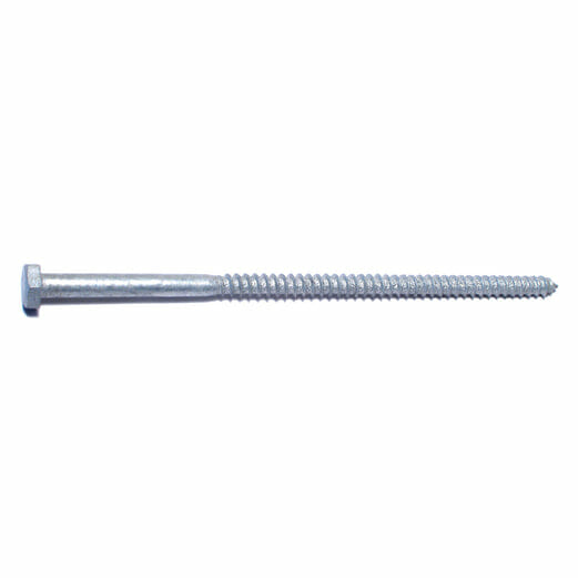 Fasteners, Bolts,1/4″ x 6″, Galvanized Hex Cap Screws