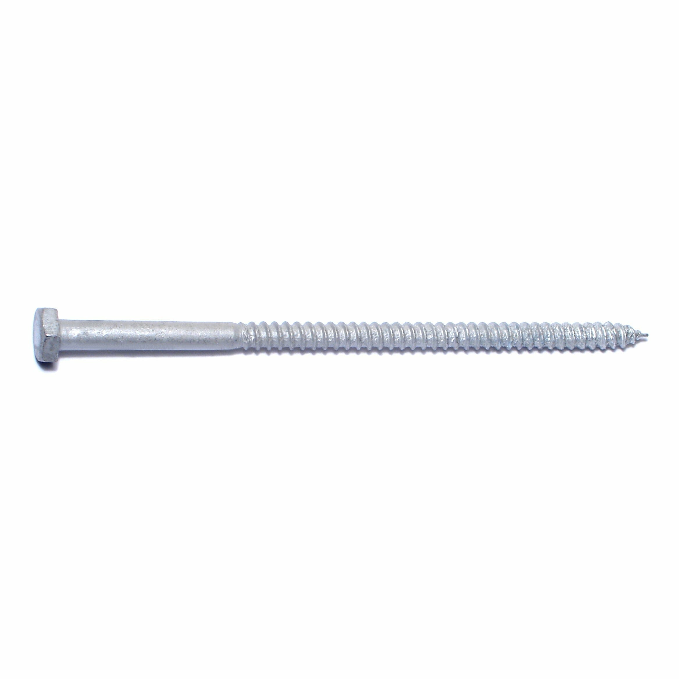 Fasteners, Bolts,1/4″ x 5-1/2″, Galvanized Hex Cap Screws