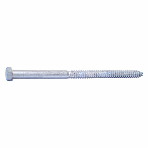 Fasteners, Bolts,1/2″ x 10″, Galvanized Hex Cap Screws