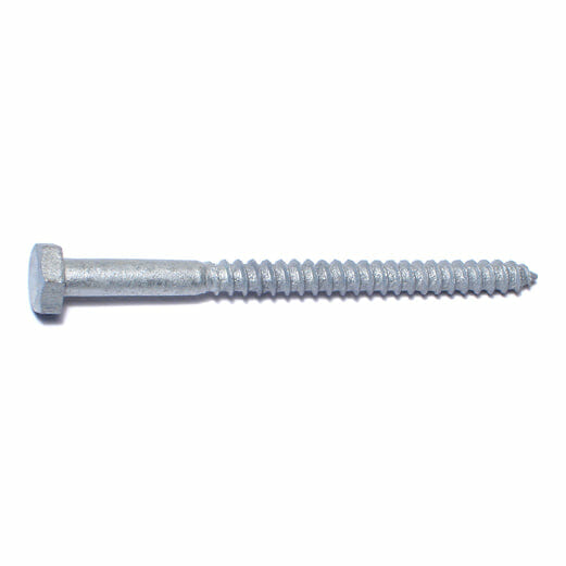 Fasteners, Bolts,1/4″ x 3-1/2″, Galvanized Hex Cap Screws