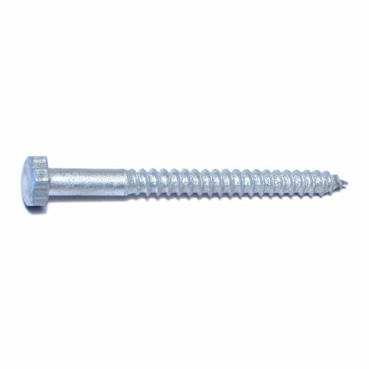 Fasteners, Bolts,1/4″ x 3″, Galvanized Hex Cap Screws