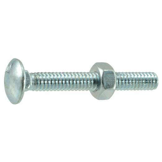 Fasteners, Bolts,1/4″-20 x 2″, Carriage Bolts