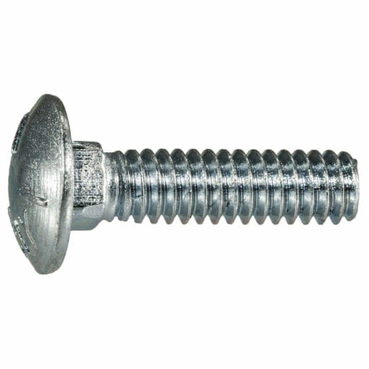 Fasteners, Bolts,1/4″-20 x 1-1/4″, Carriage Bolts