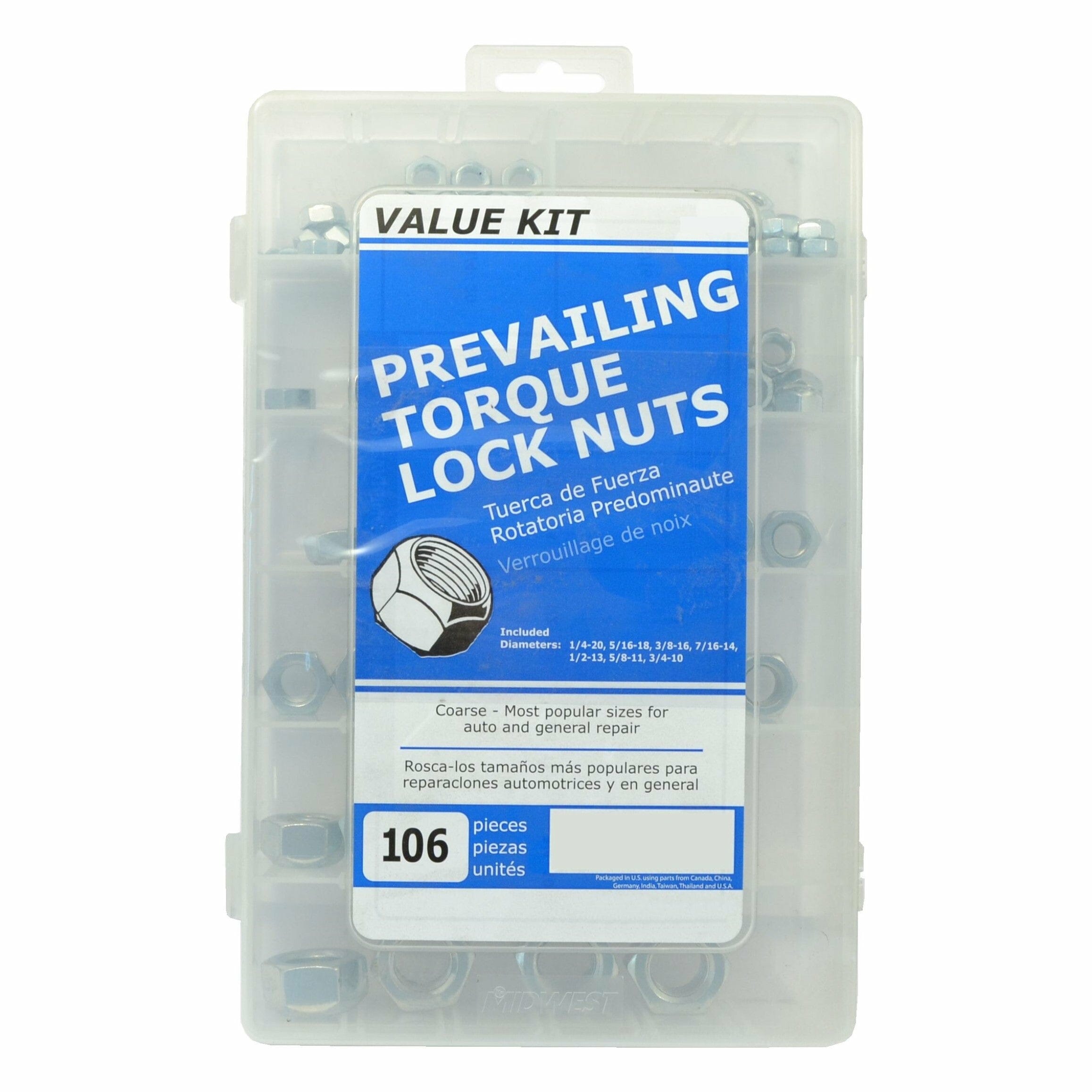 Fasteners, Nuts,1/4″, Lock Nuts