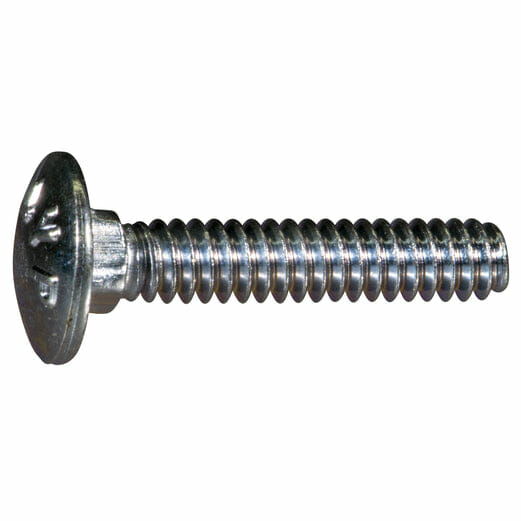 Fasteners, Bolts,1/4″-20 x 3/4″, Carriage Bolts