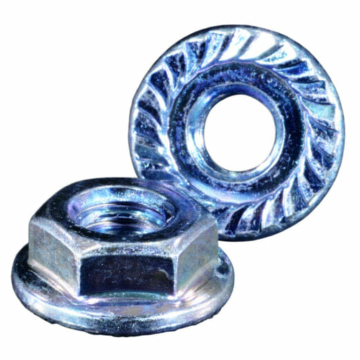 Fasteners, Nuts,1/4″, Flange Nuts