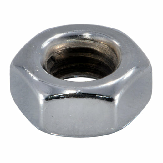 Fasteners, Nuts,10mm 19mm-1.5mm, Chrome Nuts