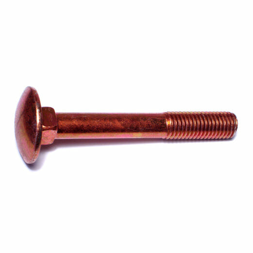 Fasteners, Bolts,12mm-1.75mm x 90mm, Carriage Bolts