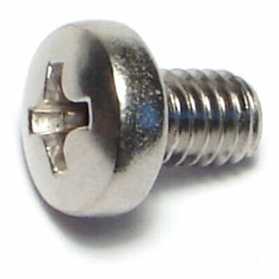 Fasteners, Bolts,4mm-0.7mm x 6mm, Machine Screws