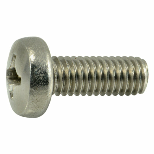 Fasteners, Bolts,6mm-1.0mm x 16mm, Machine Screws