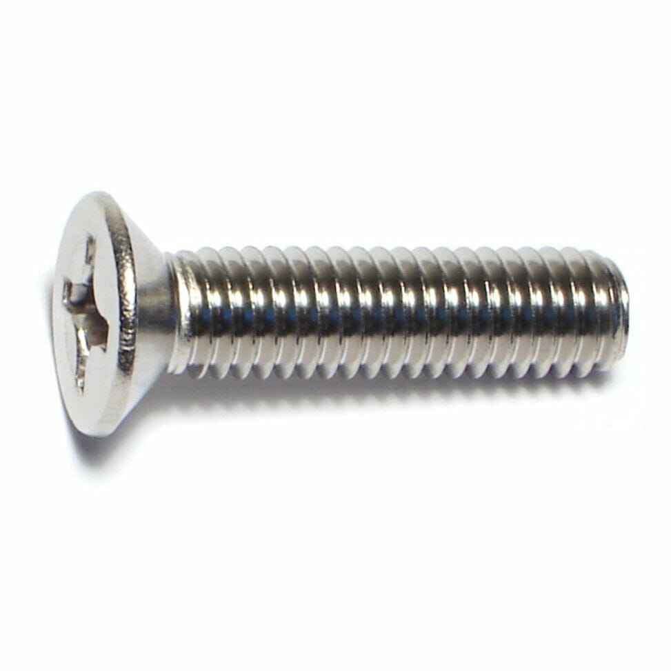 Fasteners, Bolts,6mm-1.0mm x 25mm, Machine Screws