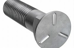 Imported Fasteners, Grade 5 Steel Flat Head Square Neck Plow Bolts, Fasteners, Bolts