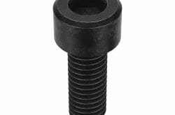 Imported Fasteners, Cylindrical Socket Head Cap Screw with Patch, Steel Alloy Steel, Hex Socket, Black Oxide, UNF, Fasteners, Socket Screws and Set Screws