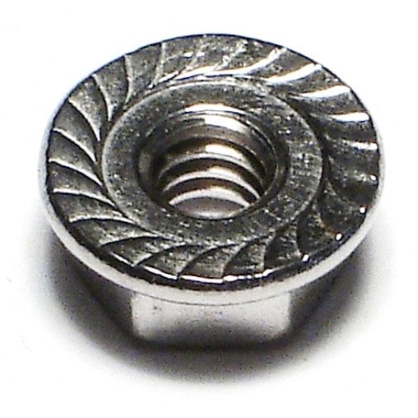 #10-24 18-8 Stainless Steel Coarse Thread Serrated Lock Nuts