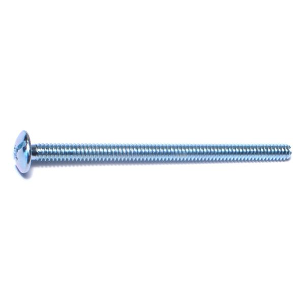 #10-24 x 3" Zinc Plated Steel Coarse Thread Combo Truss Head Machine Screws