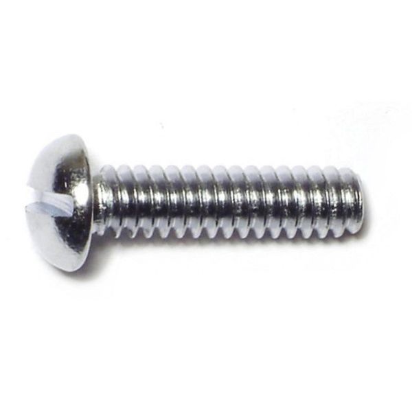 #10-24 x 3/4" Steel Coarse Thread Slotted Round Head Machine Screws