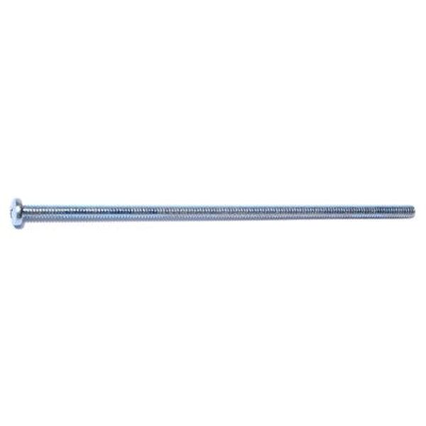 #10-24 x 6" Zinc Plated Steel Coarse Thread Phillips Pan Head Machine Screws