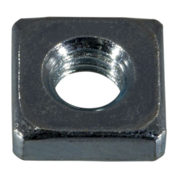 #10-32 Zinc Plated Steel Fine Thread Square Nuts