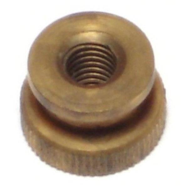 #10-32 Brass Fine Thread Knurled Nuts