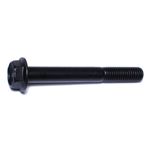 10mm-1.5 x 80mm Black Phosphate Class 10.9 Steel Coarse Thread Hex Washer Head Flange Bolts