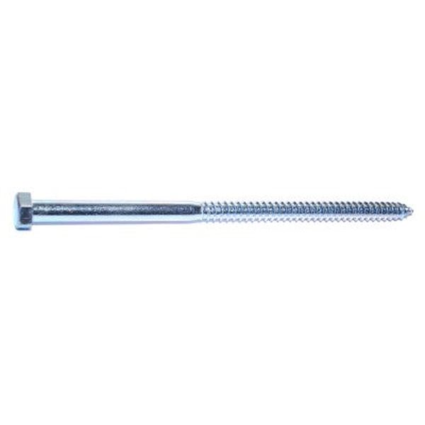 1/2" x 10" Zinc Plated Grade 2 / A307 Steel Hex Head Lag Screws