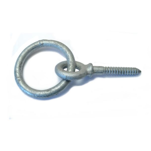 1/2" x 3-1/4" Galvanized Shoulder Screw Ring Bolts