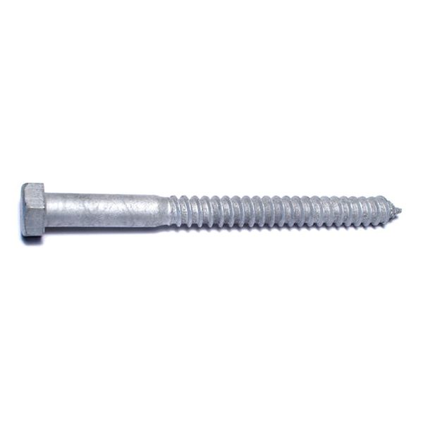 1/2" x 6" Hot Dip Galvanized Steel Hex Head Lag Screws