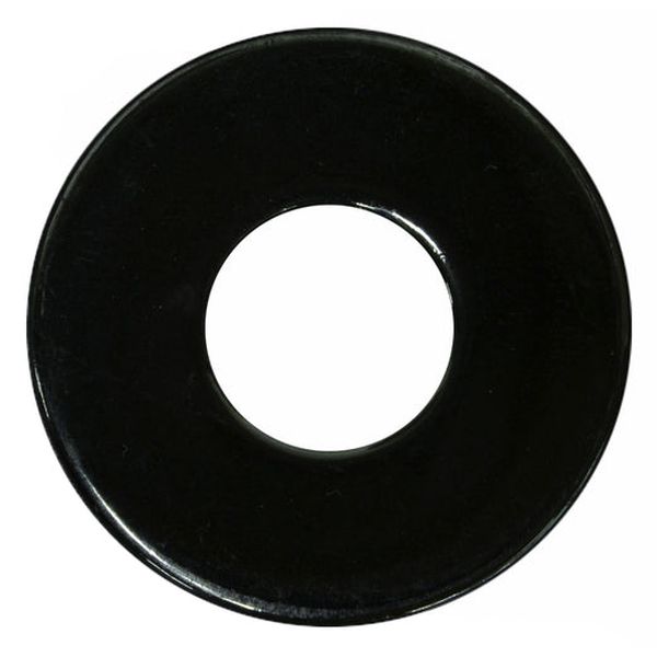 1/2" x 9/16" x 1-3/8" Black Chrome Plated Grade 2 Steel USS Flat Washers