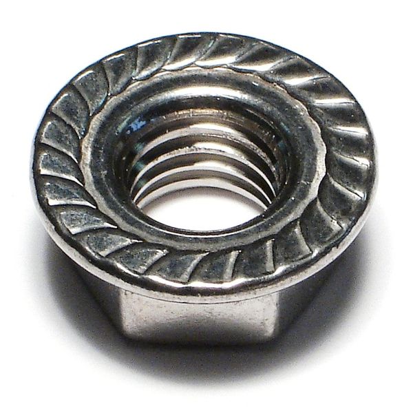 1/2"-13 18-8 Stainless Steel Coarse Thread Serrated Lock Nuts