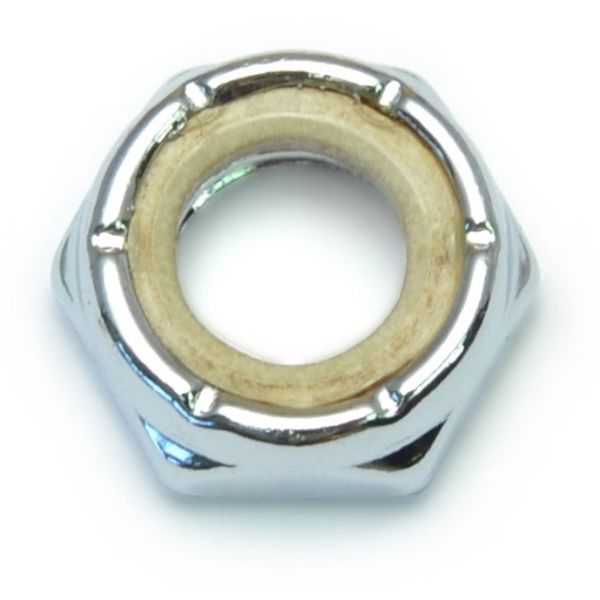 1/2"-13 Chrome Plated Steel Coarse Thread Thin Pattern Lock Nuts