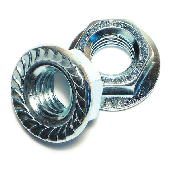 1/2"-13 Zinc Plated Case Hardened Steel Coarse Thread Hex Flange Nuts