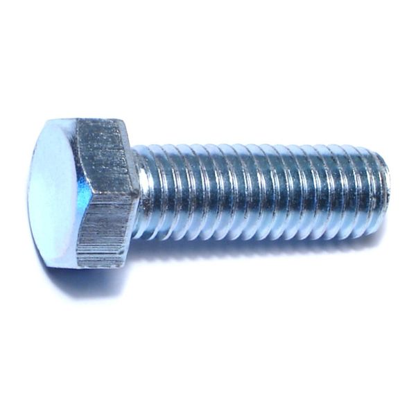 1/2"-13 x 1-1/2" Zinc Plated Steel Coarse Full Thread Hex Head Tap Bolts