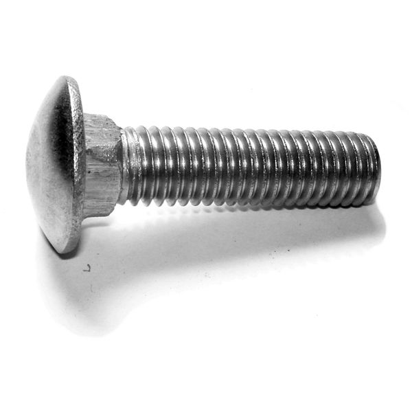 1/2"-13 x 2" 18-8 Stainless Steel Coarse Thread Carriage Bolts
