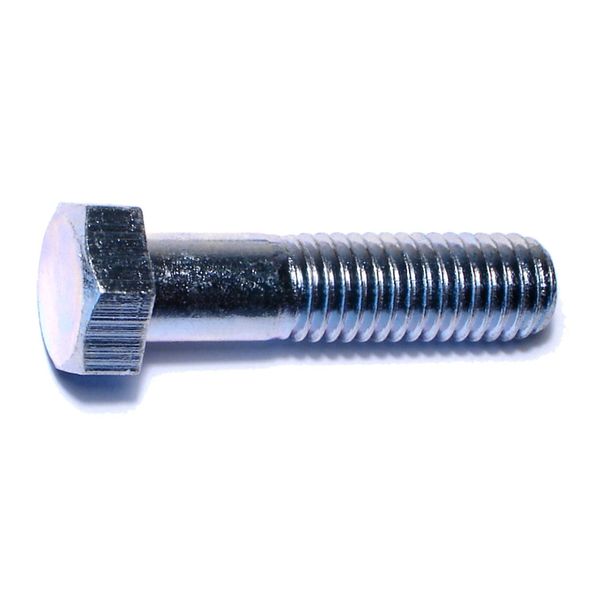 1/2"-13 x 2" Zinc Plated Grade 2 / A307 Steel Coarse Thread Hex Bolts