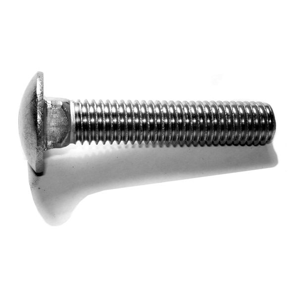 1/2"-13 x 2-1/2" 18-8 Stainless Steel Coarse Thread Carriage Bolts